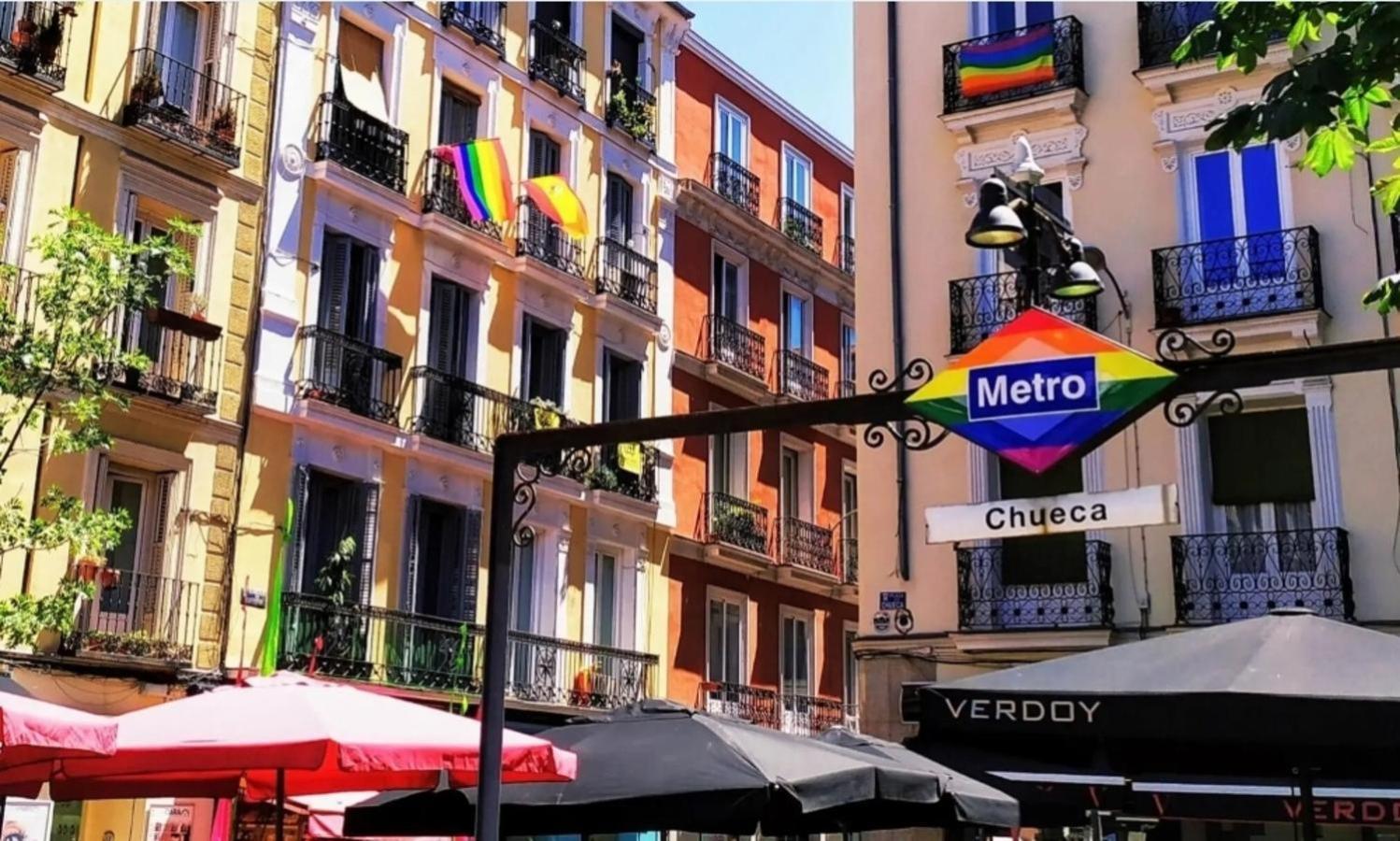 Amazing Apt 1Hab Para 4Pax En La Plaza De Chueca Madrid Exterior photo